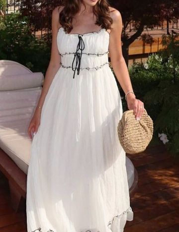 Rochie lunga SHEIN, alb