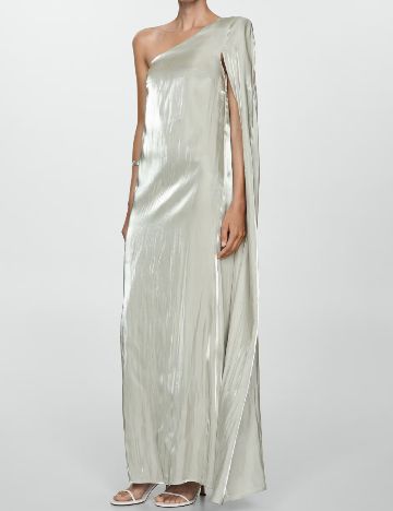 Rochie lunga Mango, argintiu
