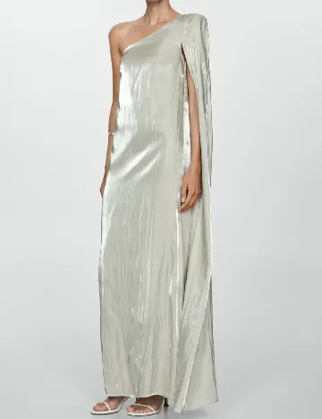 Rochie lunga Mango, argintiu
