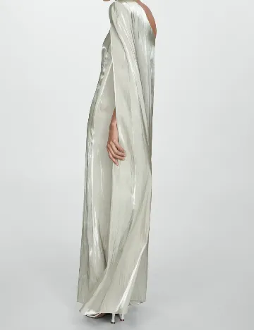 Rochie lunga Mango, argintiu