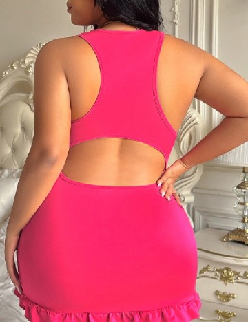 Rochie de noapte SHEIN CURVE, roz