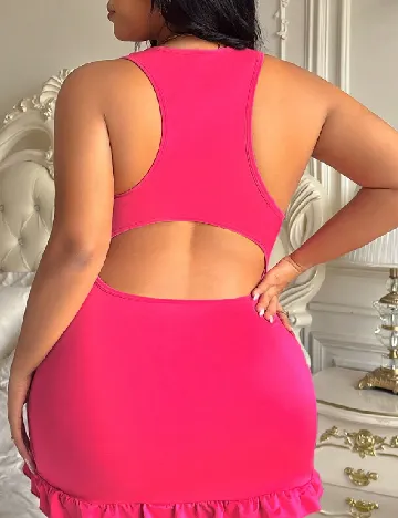 Rochie de noapte SHEIN CURVE, roz