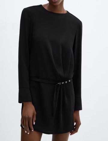 Rochie scurta Mango, negru