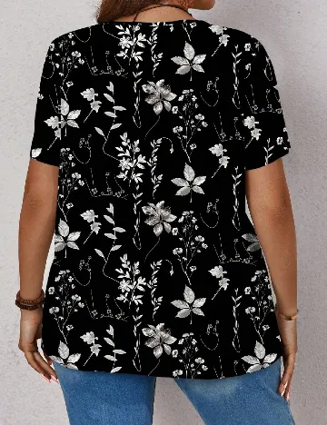 Bluza Emery Rose Curve, negru