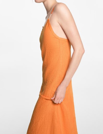 Rochie lunga Mango, portocaliu
