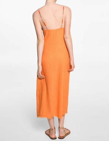 Rochie lunga Mango, portocaliu