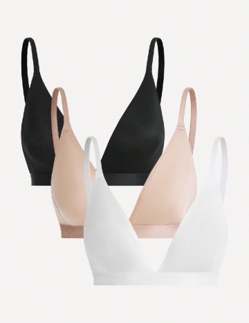 Set sutiene 3 bucati SHEIN, mix culori