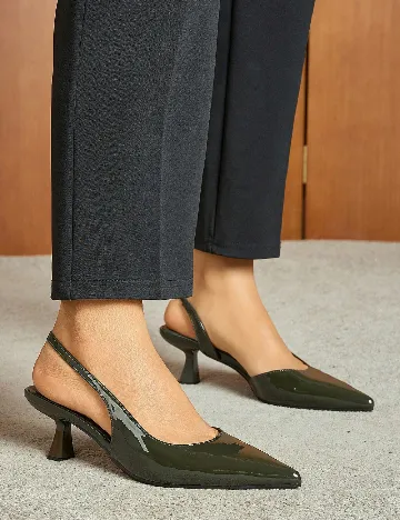 Pantofi SHEIN, verde