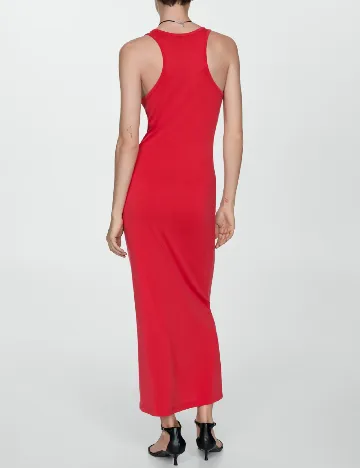 Rochie lunga Mango, rosu