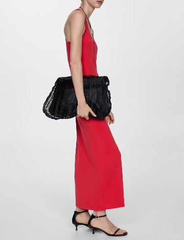 Rochie lunga Mango, rosu