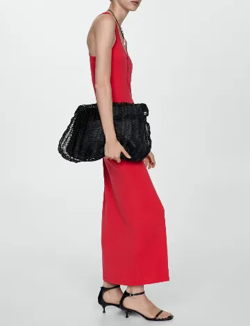 Rochie lunga Mango, rosu