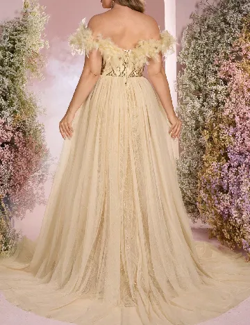 Rochie lunga SHEIN CURVE, crem