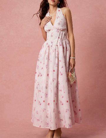 Rochie lunga SHEIN, roz