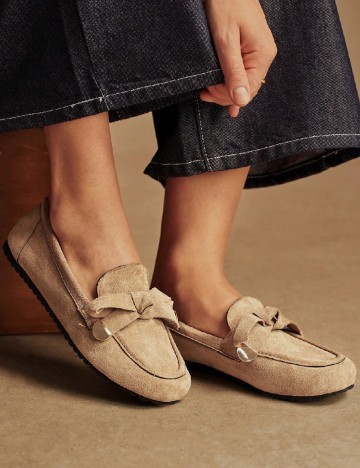 Mocasini SHEIN, maro