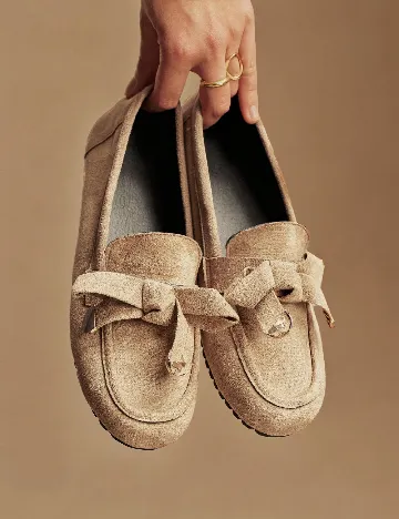 Mocasini SHEIN, maro
