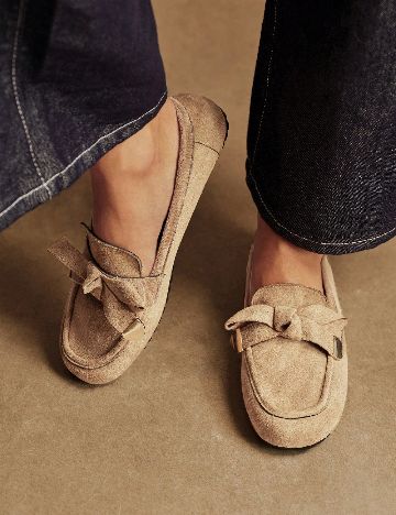 Mocasini SHEIN, maro