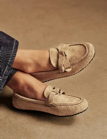 Mocasini SHEIN, maro