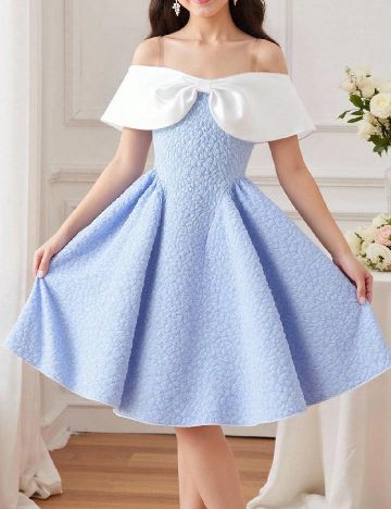 Rochie Shein Kids, bleu