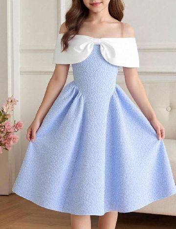 Rochie Shein Kids, bleu