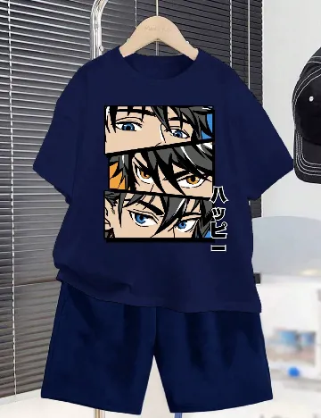 Compleu Shein Kids, bleumarin
