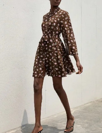 Rochie scurta SHEIN, floral print