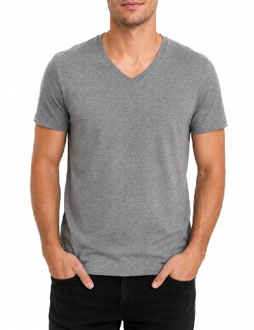 Tricou Bershka, gri