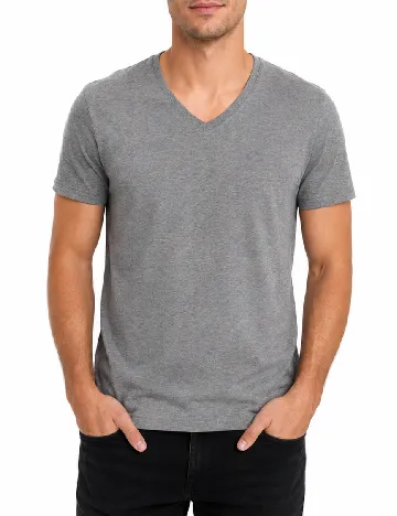 Tricou Bershka, gri