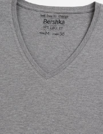 Tricou Bershka, gri