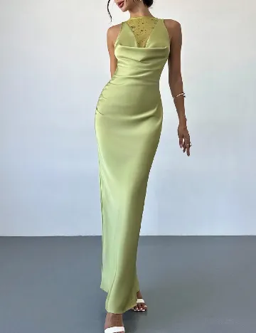 Rochie lunga SHEIN, verde