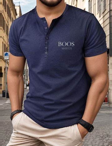 Tricou SHEIN, bleumarin