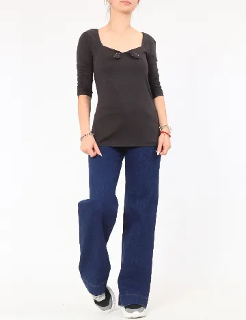 Bluza Bershka, gri inchis