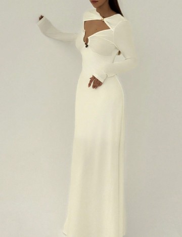 Rochie lunga SHEIN, alb