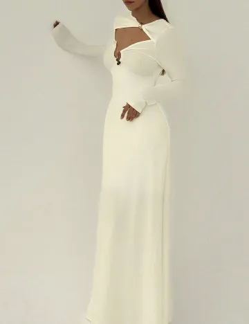 Rochie lunga SHEIN, alb