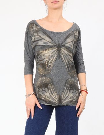 Bluza Bershka, gri