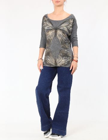 Bluza Bershka, gri