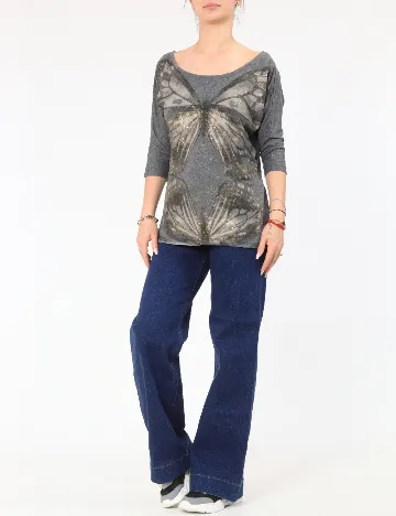 Bluza Bershka, gri