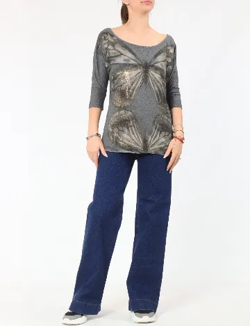 Bluza Bershka, gri