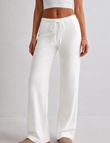 Pantaloni SHEIN, alb