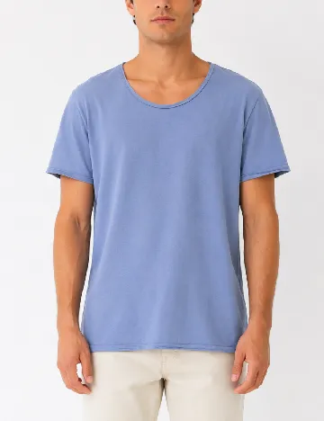 Tricou Bershka, albastru
