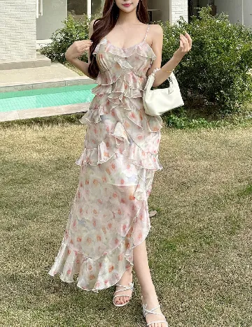 Rochie medie Dazy, mix culori