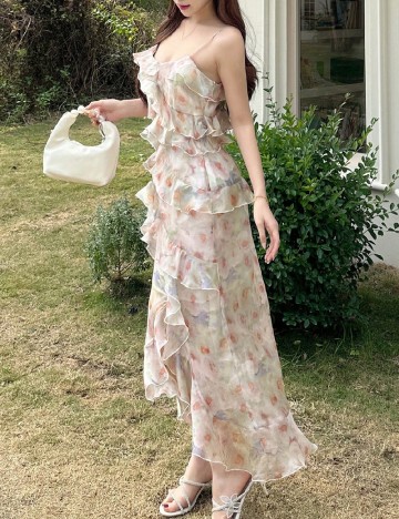 Rochie medie Dazy, mix culori