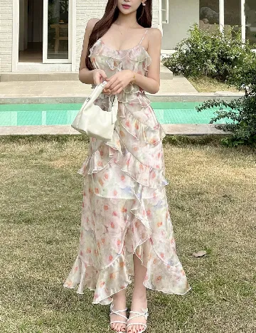 Rochie medie Dazy, mix culori