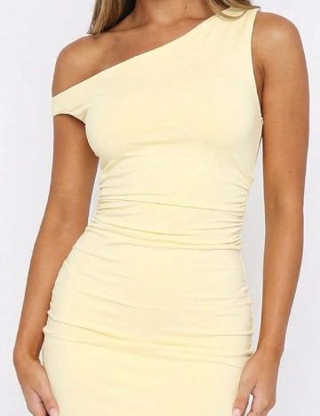 Rochie scurta SHEIN, galben