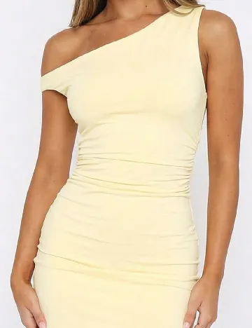 Rochie scurta SHEIN, galben
