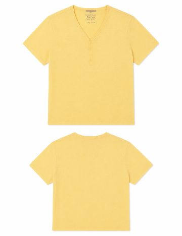 Tricou Bershka, galben