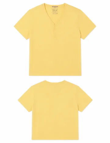 Tricou Bershka, galben
