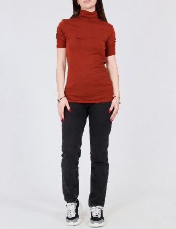 Bluza Bershka, caramiziu