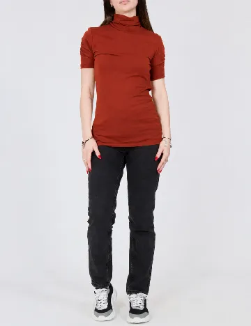 Bluza Bershka, caramiziu