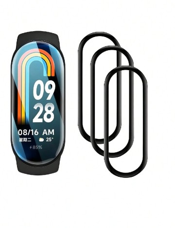 Set folie de protectie  MiBand 7 3 bucati SHEIN, transparent