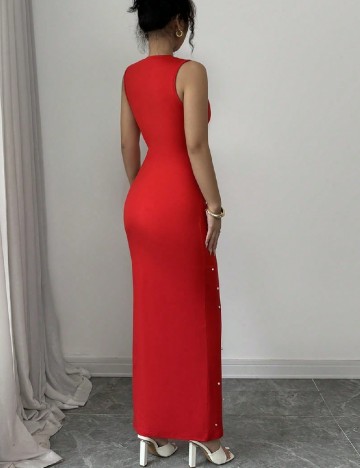 Rochie lunga SHEIN, rosu